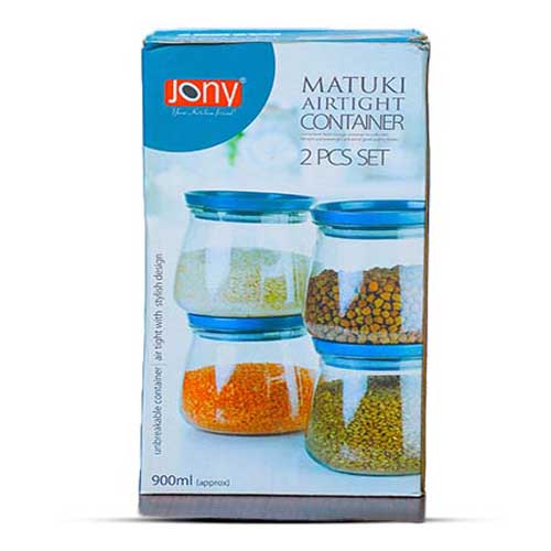 Jony Matuki Airtight Container (2 PCS SET)-900ml(approx)