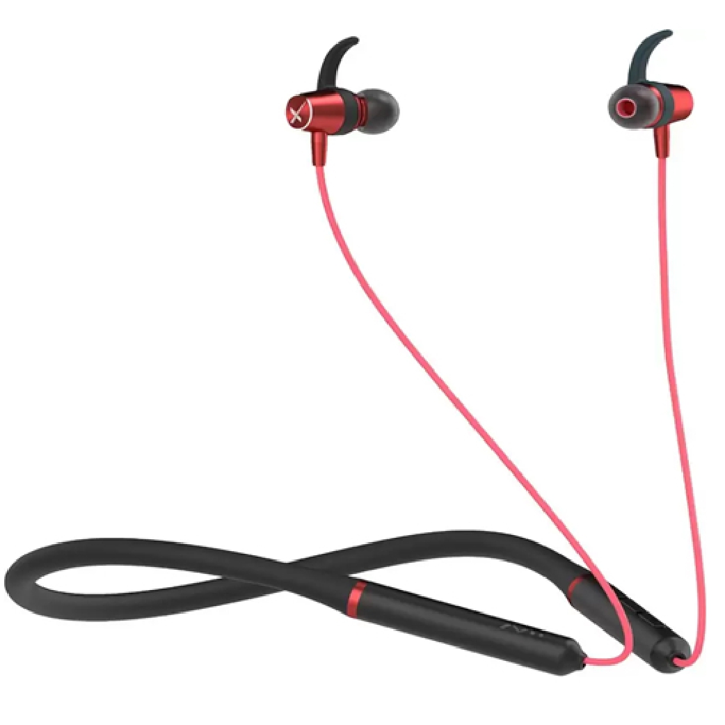 HRX X-Wave 11R with Flex Fold Design Technology Bluetooth Neckband Headset  (Asteroid Red, In the Ear)