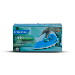 Crompton BRIO 1000W Dry Iron  (SKY BLUE)