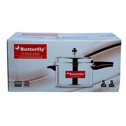 Butterfly Standard 5 L Pressure Cooker  (Aluminium)
