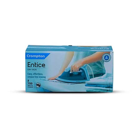 Crompton (ACGEI-ENTICE) 750 W Dry Iron  (Blue and White)