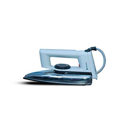 BAJAJ Popular 1000-Watt Light Weight Dry Iron (White) 1000 W Dry Iron