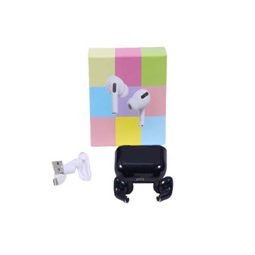 Rainbow Ear port with Bluetooth without Mic Headset  (White, Black, Yellow,  light pink, True Wireless)