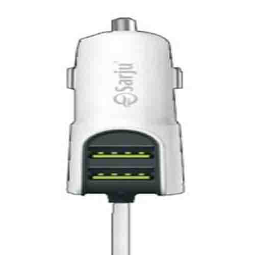 Sarju Efficient 3.4A Output 4in1 Car Charger SR-UC56 